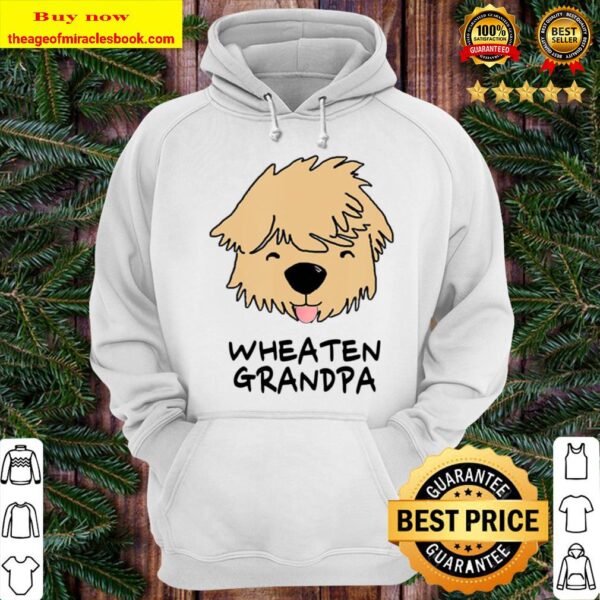 Mens Wheaten Grandpa Soft Coated Wheaten Terrier Dog Grandfather Hoodie