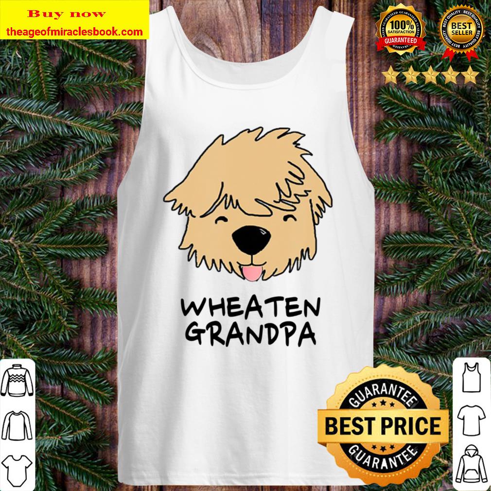 Mens Wheaten Grandpa Soft Coated Wheaten Terrier Dog Grandfather Tank Top