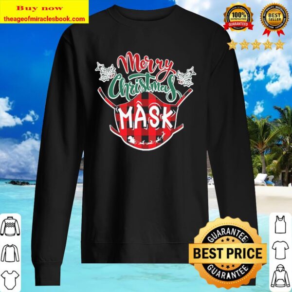 Merry Christmas Mask Sweater