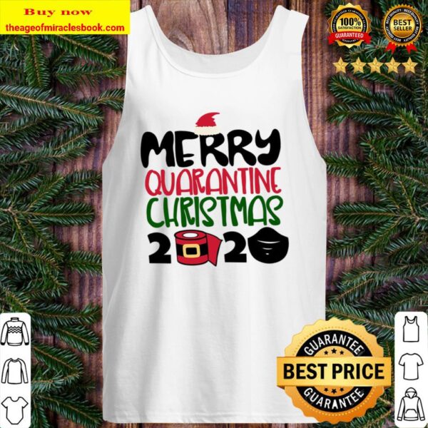 Merry Quarantine Christmas 2020, Merry Christmas Shirts, Merry Christm Tank Top