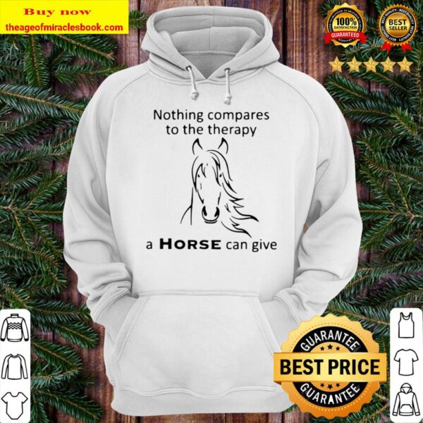 Nothing compares to the therapy a horse can give Hoodie