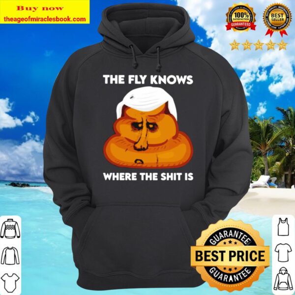 Official The fly knows where the shit is Pence head Hoodie