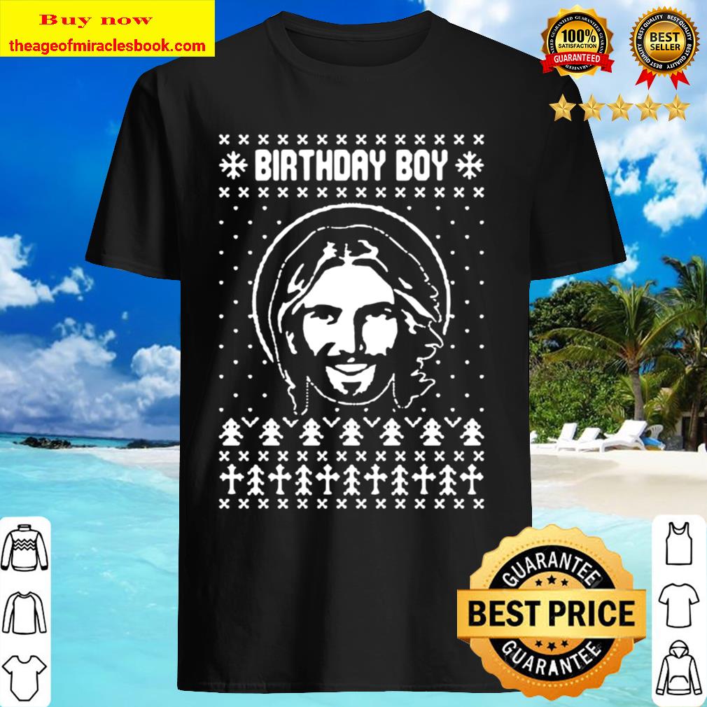 Official birthday boy jesus christmas Shirt