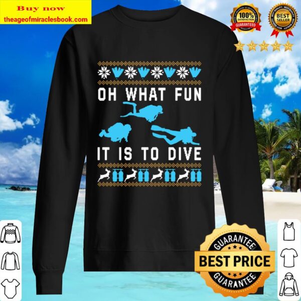 Oh what fun it is to dive Christmas Sweater