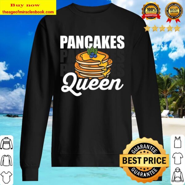 Pancakes Queen Lover Gift Pancake Love Gifts Sweater
