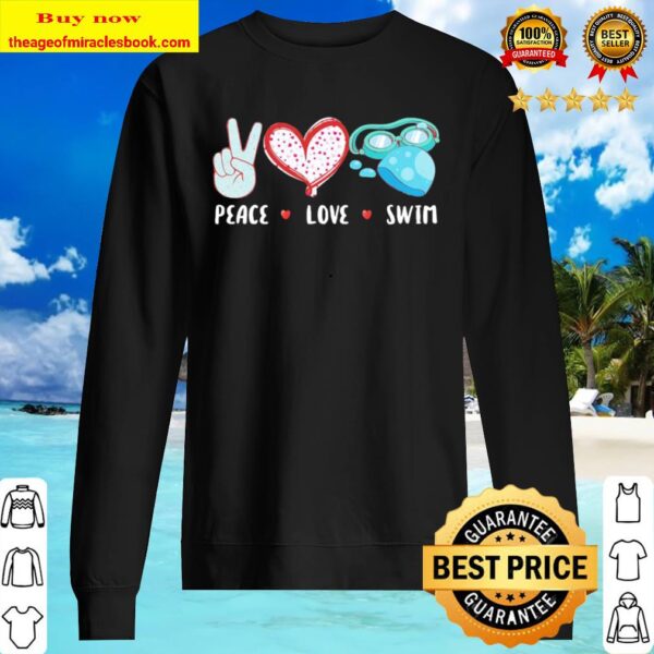 Peace Love Swim Sweater