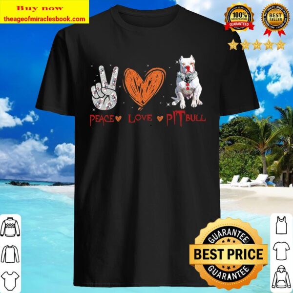 Pennywise Peace love Pitbull Shirt