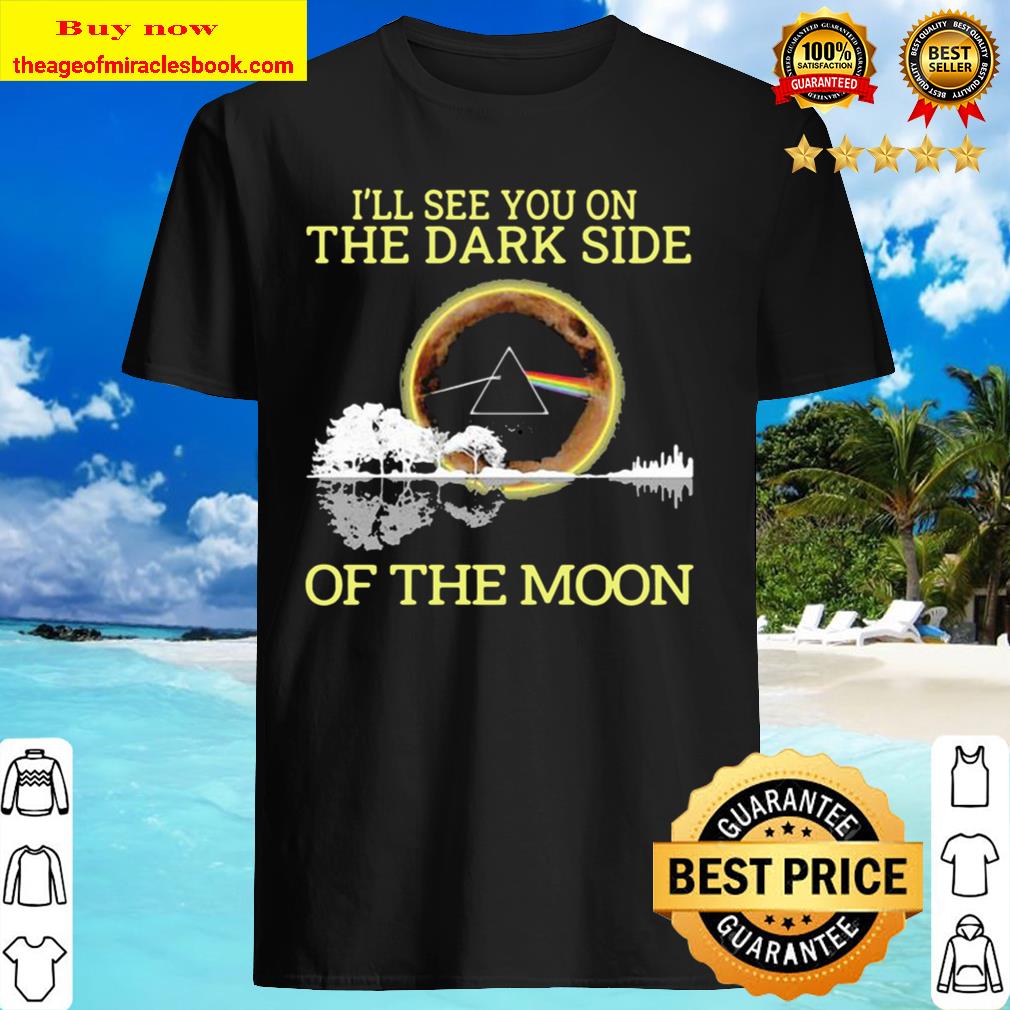 Pink floyd band i’ll see you on the dark side of the moon guitar river shirt