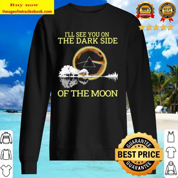 Pink floyd band i’ll see you on the dark side of the moon guitar river Sweater