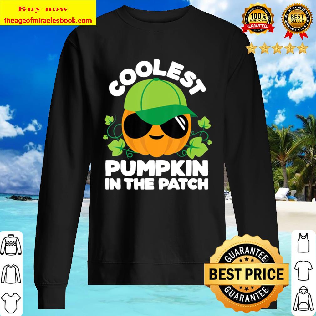 Pumpkin Patch Boys Or Girls Fall Coolest Kids Halloween Sweater