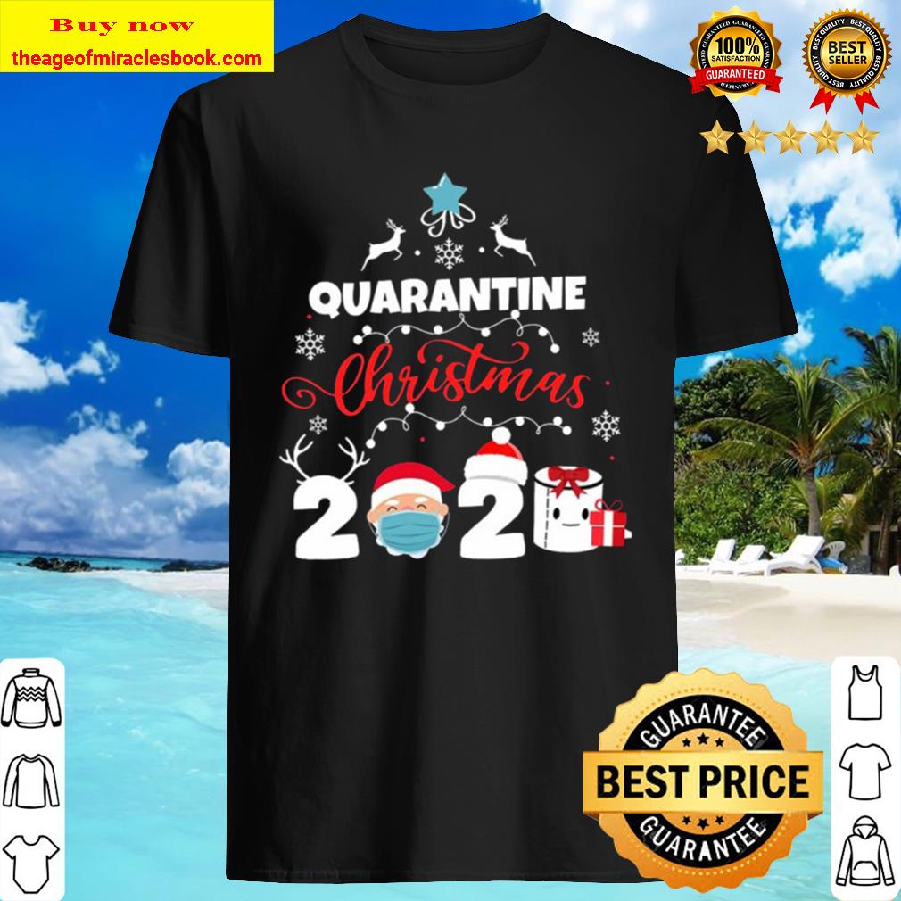 Quarantine Christmas 2020 Social distancing Christmas vintage Shirt