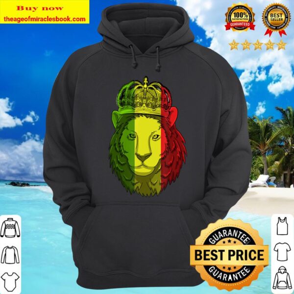 Rasta King Lion Weed Cannabis Hoodie