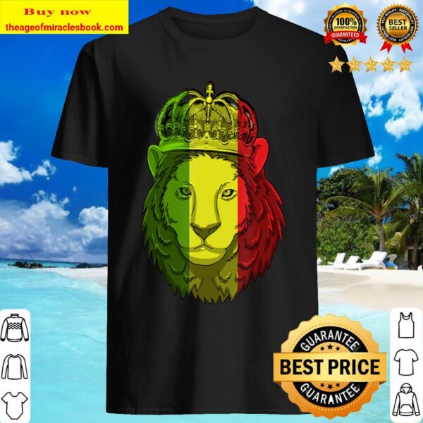 Rasta King Lion Weed Cannabis Shirt