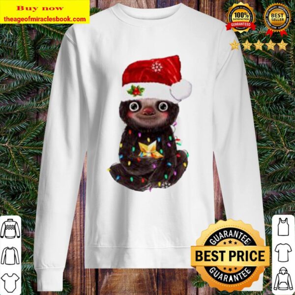 Santa sloth Christmas Sweater