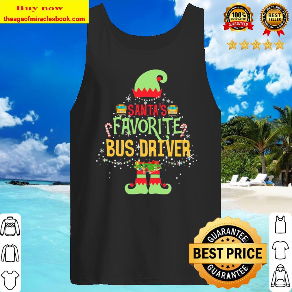 Santa’s Favorite Bus Driver Tank Top