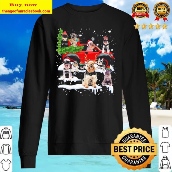 Schnauzer Dog Santa Merry Christmas Sweater