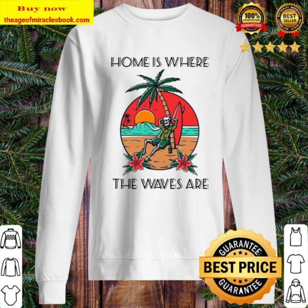 Skeleton Home Is Where The Waves Are Sweater