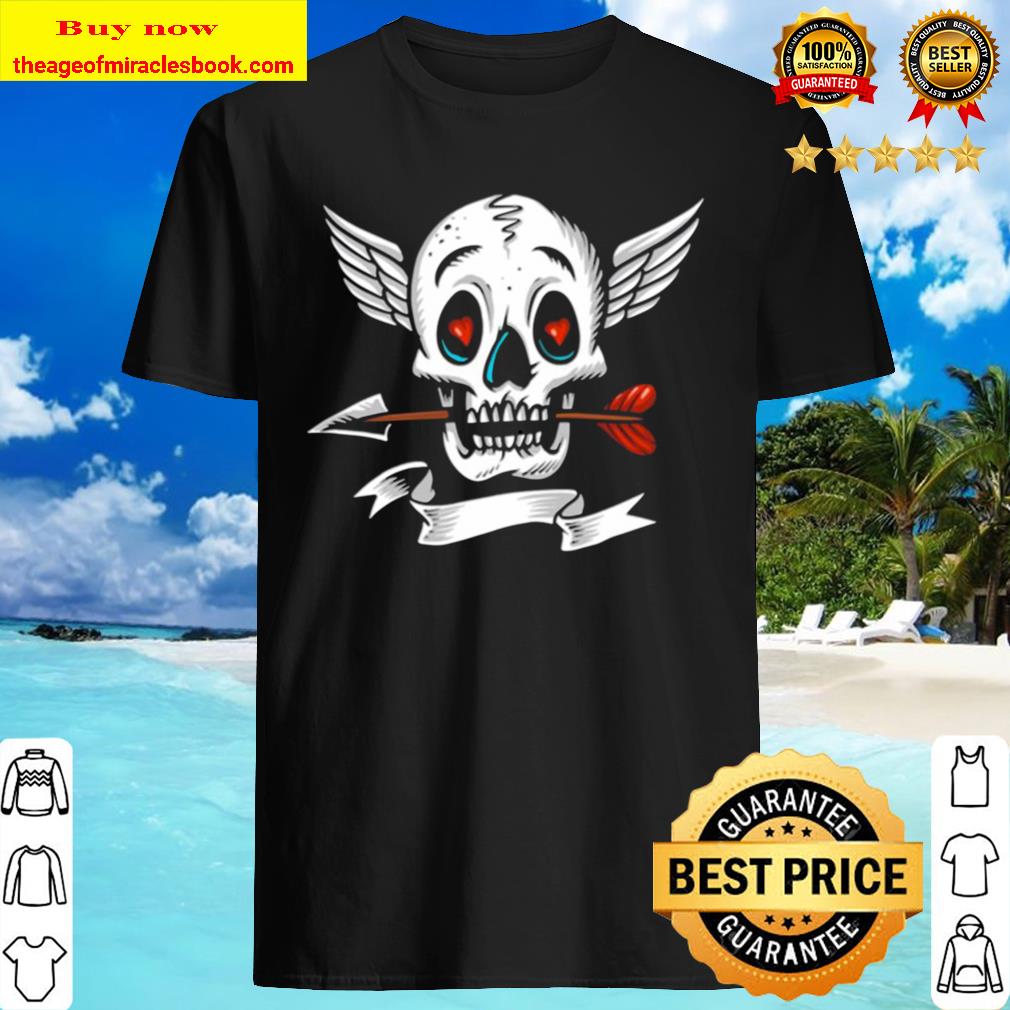 Skull Heart Love Dia De Los Muertos New T-shirt