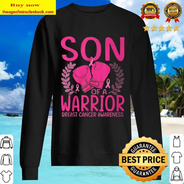 Son Warrior Breast Cancer Awareness Sweater