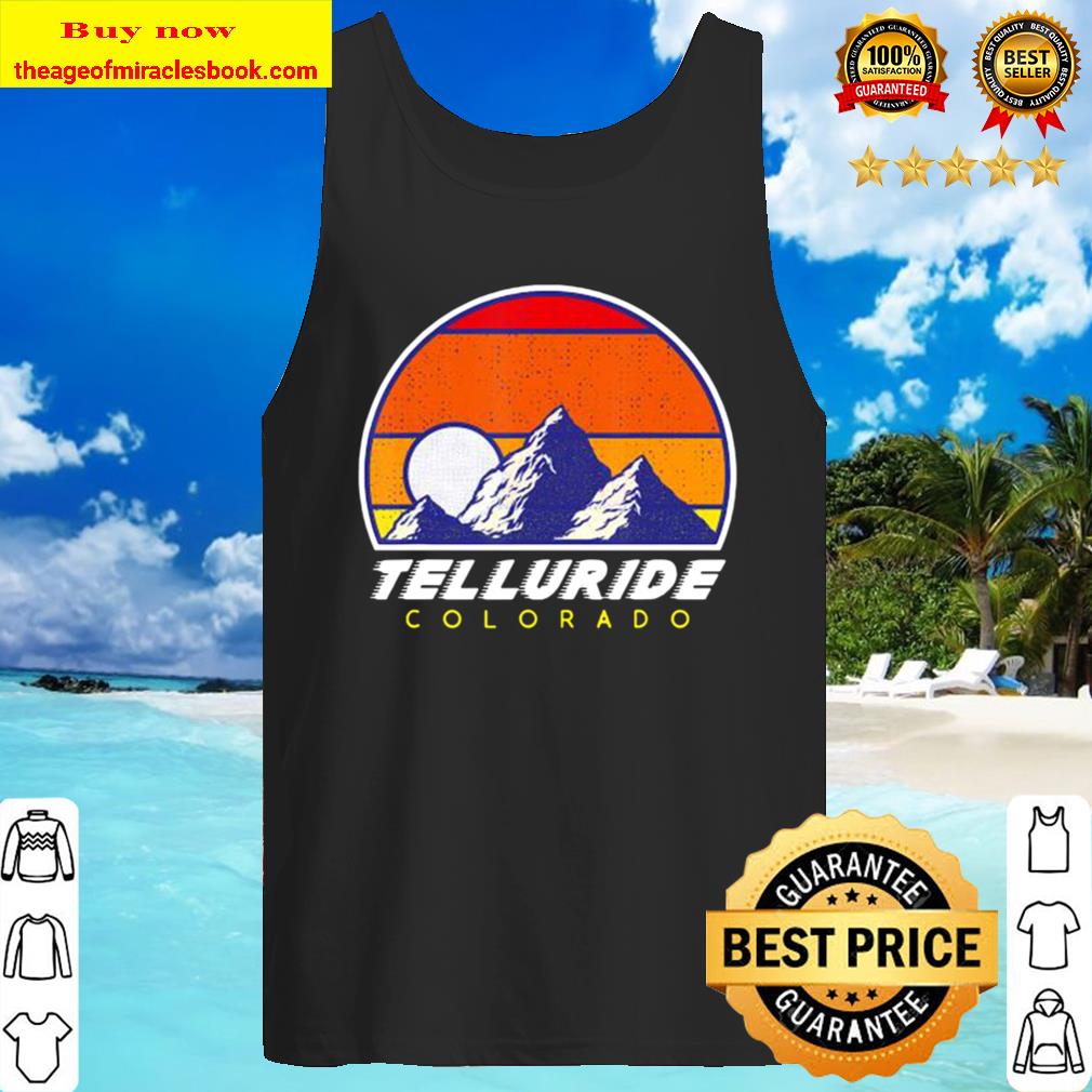 Telluride Colorado – Retro USA Ski Gift Tank Top