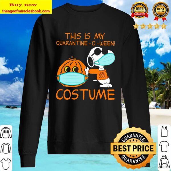 This Is My Quarantine-o-ween Costume Snoopy Sweater