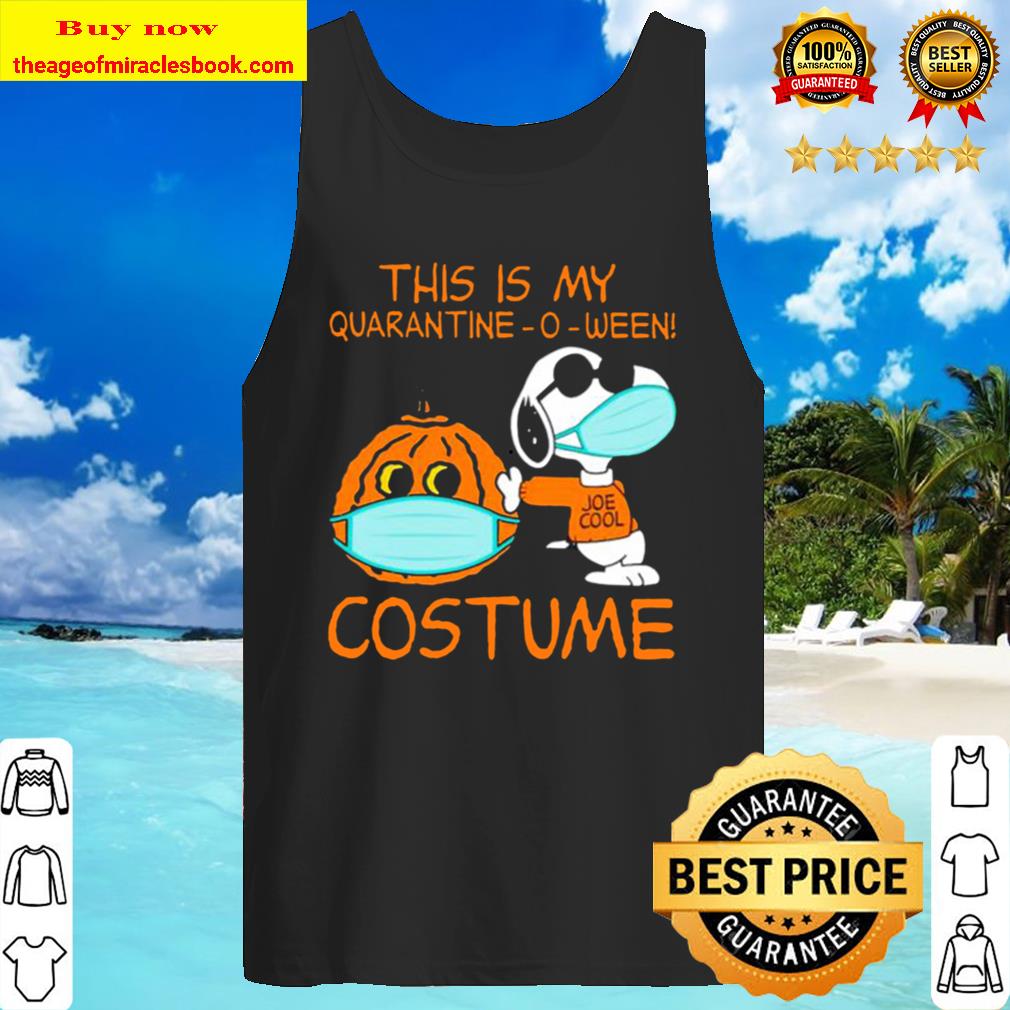 This Is My Quarantine-o-ween Costume Snoopy Tank Top