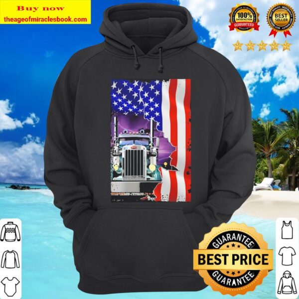 Trucker American Flag Hoodie