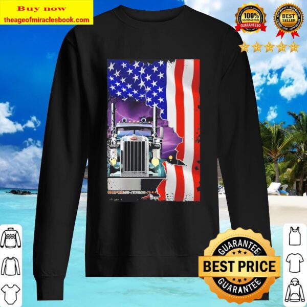 Trucker American Flag Sweater
