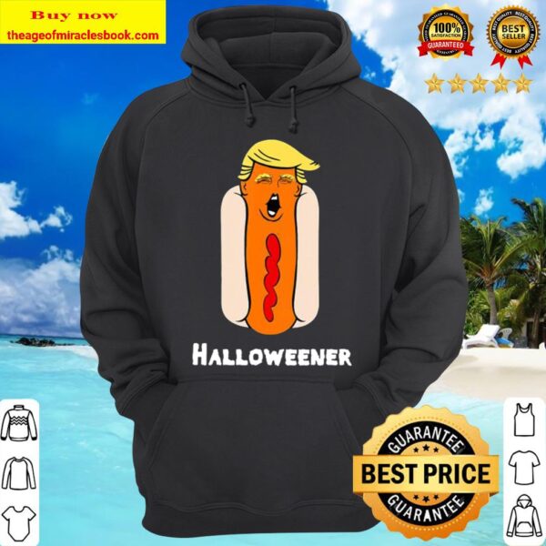 Trump Halloween Funny Weiner Hot Dog Head Trick Or Treat Hoodie
