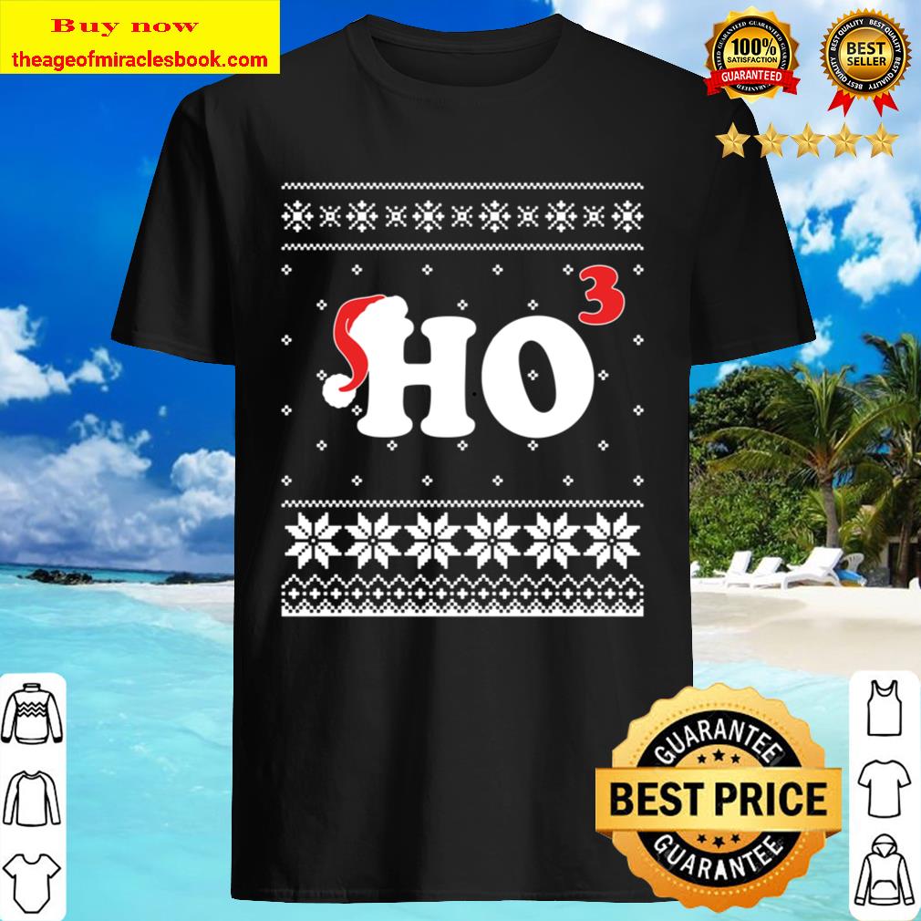 Ugly Christmas Sweater kids Women Men Gift Ho Ho Ho Santa Shirt