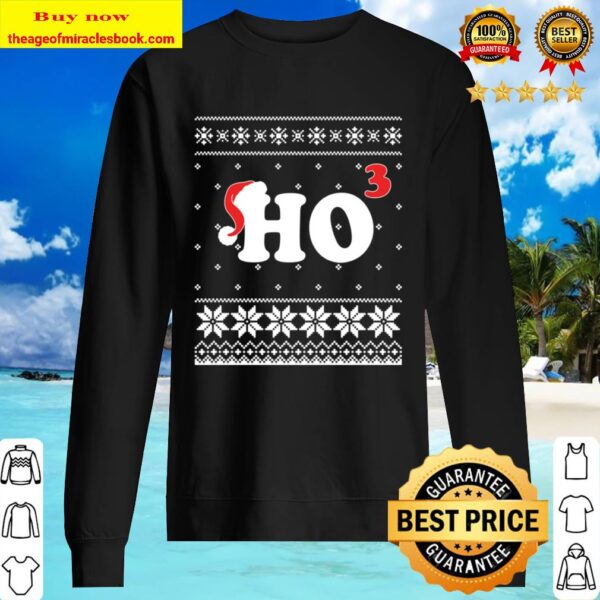 Ugly Christmas Sweater kids Women Men Gift Ho Ho Ho Santa Sweater
