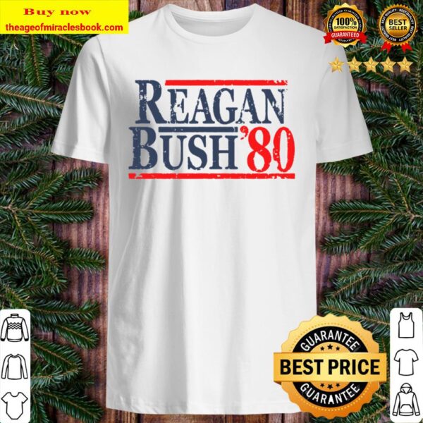 Vintage Ronald Reagan George Bush 1980 Shirt