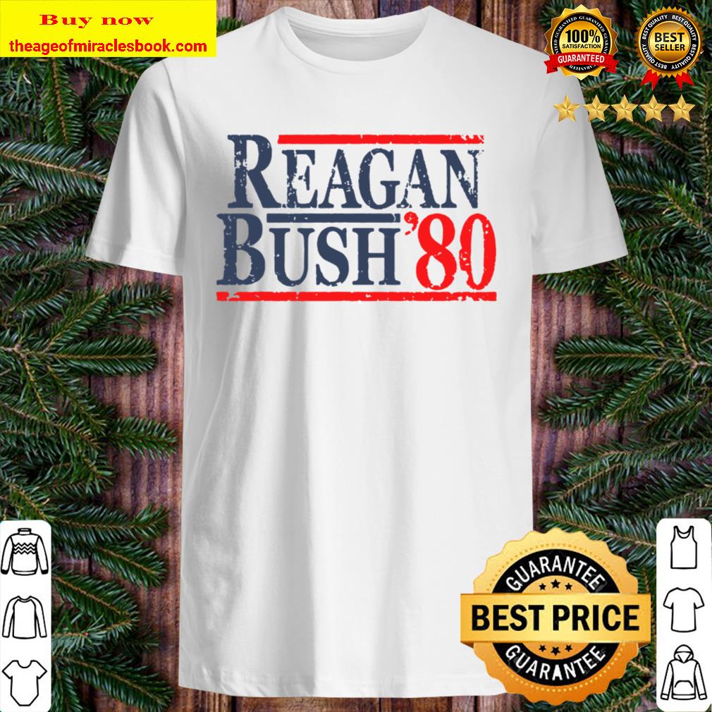 Vintage Ronald Reagan George Bush 1980 T-Shirt