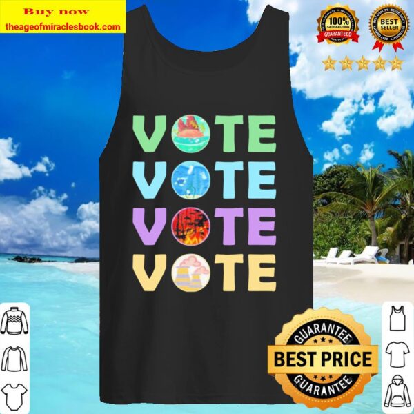 Vote For Mother Earth Global Warming Tank Top