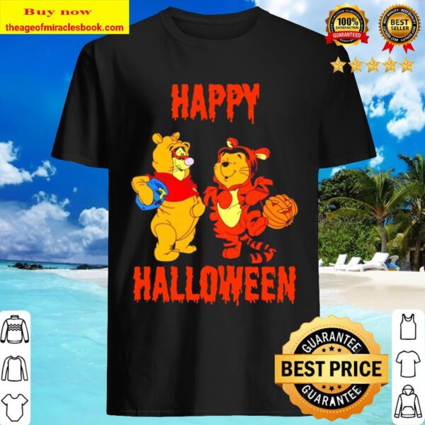 Winnie The Pooh and Tigger happy Halloween Shirt