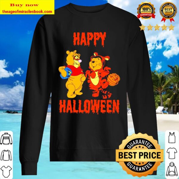 Winnie The Pooh and Tigger happy Halloween Sweater