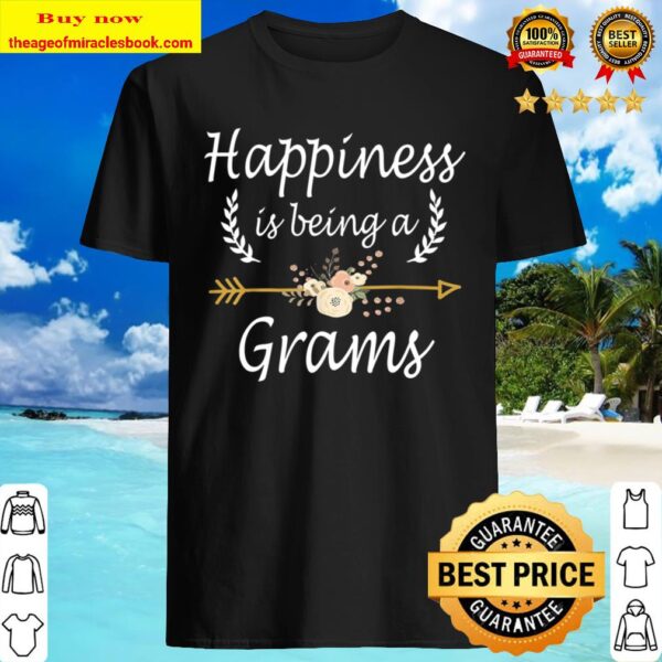 Womens Grams Gift Happiness Is Being A Grams Shirt