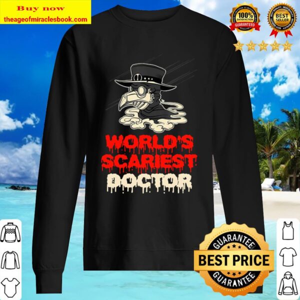 World’s Scariest Doctor plague Halloween Costume Lazy Easy Sweater