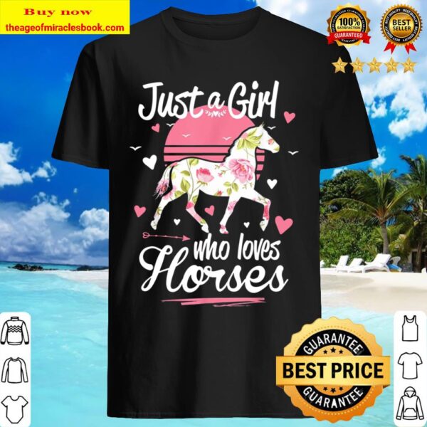 girl loves horses equestrian owner Shirt