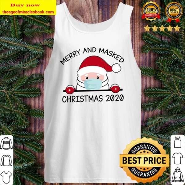let it snow gnome mask christmas 2020 Tank Top