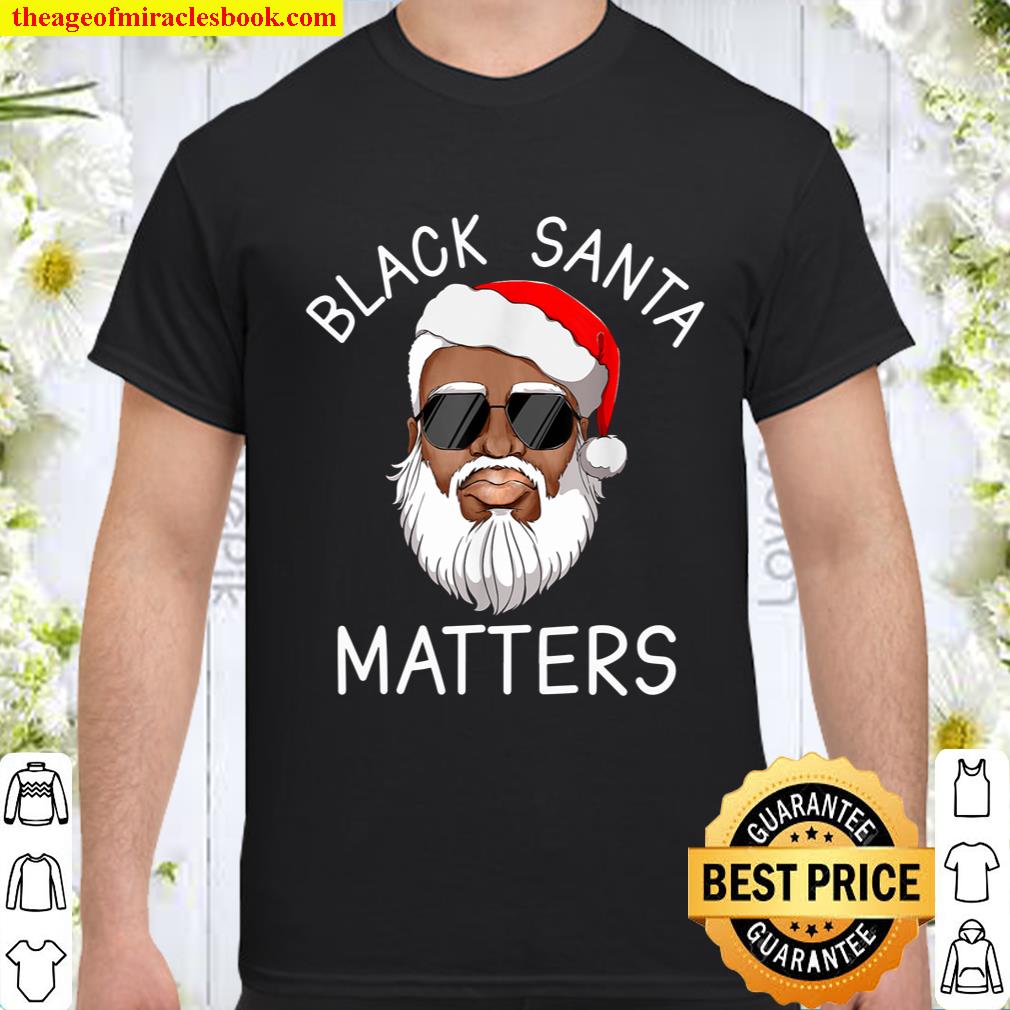 African American Santa Black Matters Christmas Pajama Family Shirt