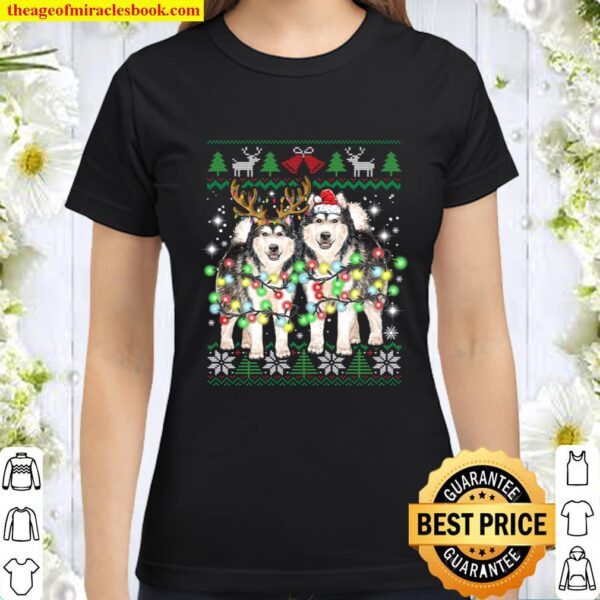Alaskan Malamute Ugly Christmas Dog Funny Christmas Tee 2020 Shirt