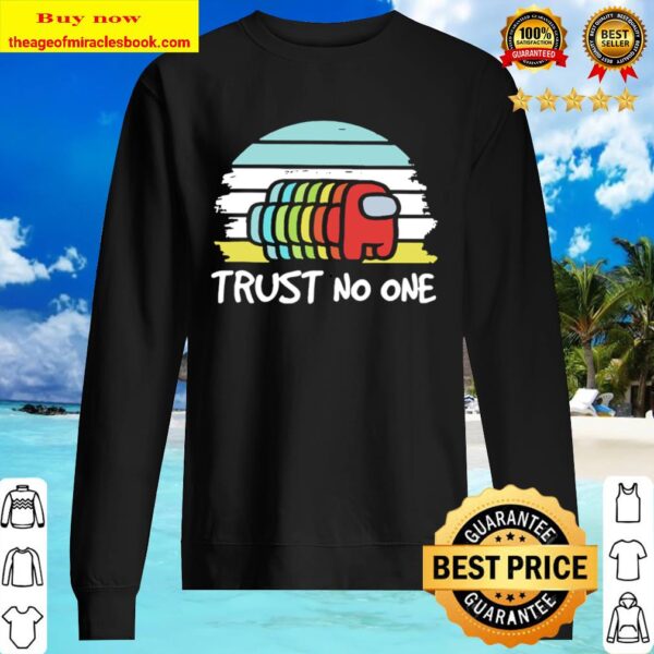 Among Us trust no one vintage Sweater