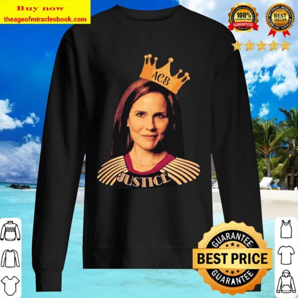 Amy Coney Barrett Justice Notorious Crown Sweater