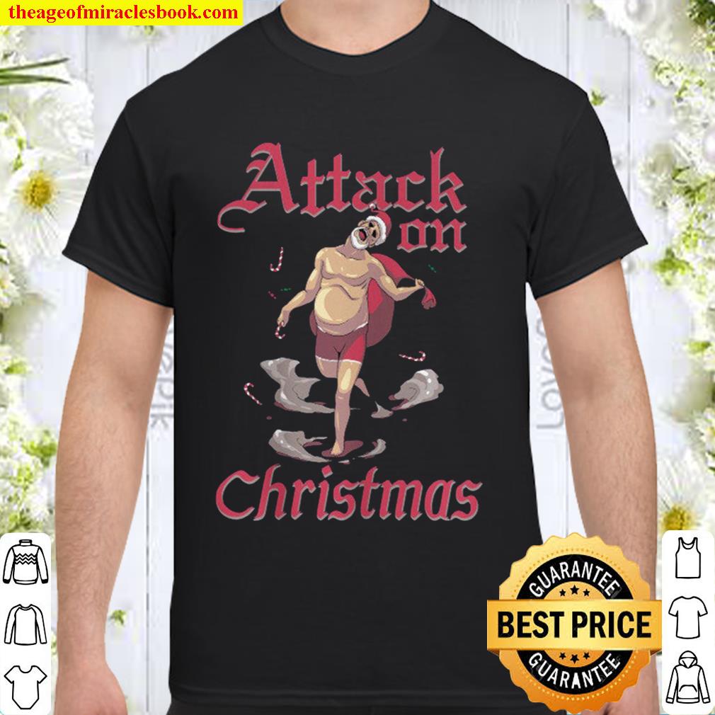 Attack on Christmas Funny Holiday Christmas Shirt, Hoodie, Long Sleeved, SweatShirt