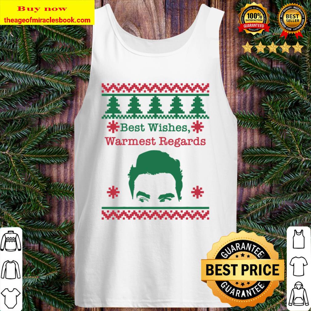 Best Wishes, Warmest Regards, Ugly Christmas Sweater, Schitts Christma Tank Top