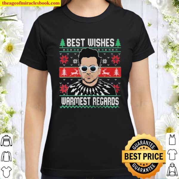 Best wishes warmest regards ugly christmas Classic Women T-Shirt