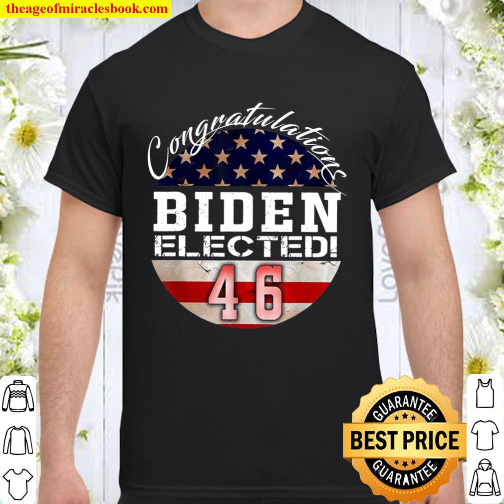 Biden 46 Shirt Joe Biden 46th President Biden Victory USA Shirt, Hoodie, Long Sleeved, SweatShirt