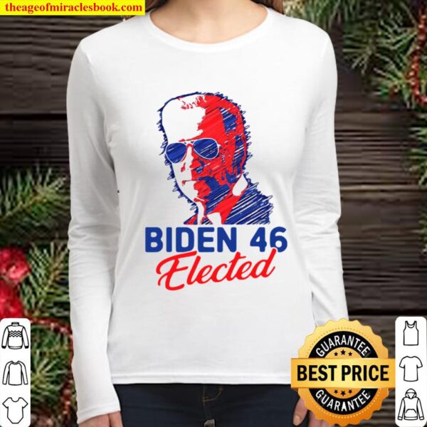 Biden 46 elected biden harris 2020 joe biden kamala harris Women Long Sleeved
