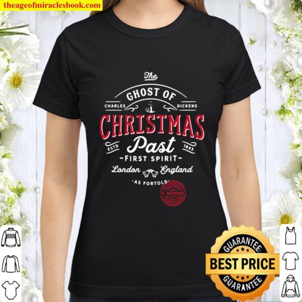 Christmas Carol, Ghost of Christmas past, Novelty, Tradition Classic Women T-Shirt